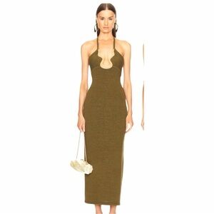 Cult Gaia Valma Knit Dress in Serpent Sz S NWT